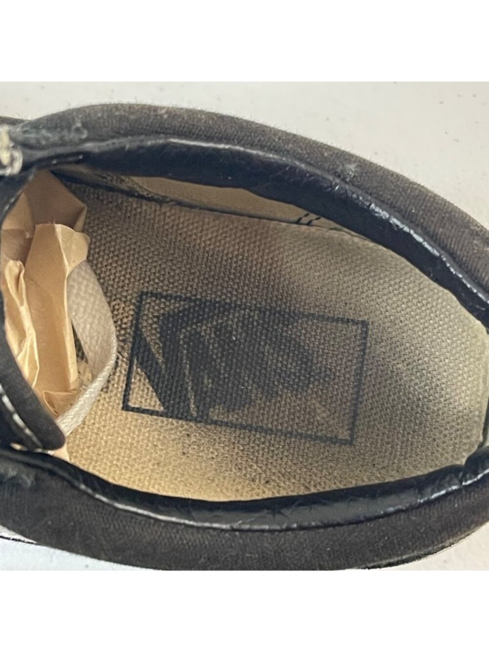 Vans Old Skool Black & White Classic Canvas Sneakers Women 7 Men 5.5 Unisex - Picture 10 of 12